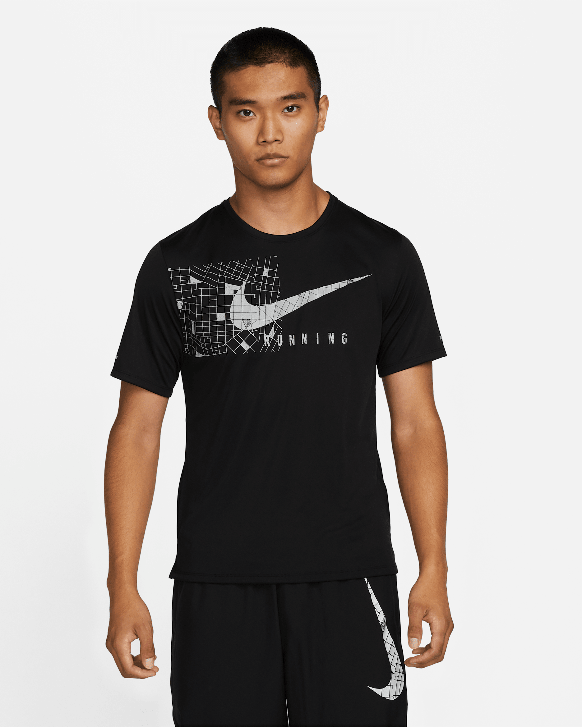 Nike Dri-FIT UV Miler Run Division Men's Short-Sleeve Graphic
